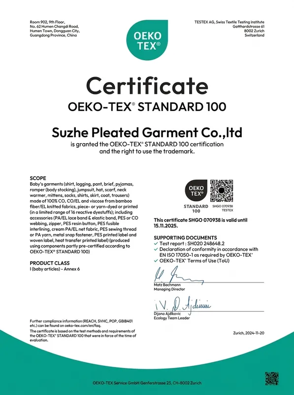 BSCI Social Compliance Audit Certificate