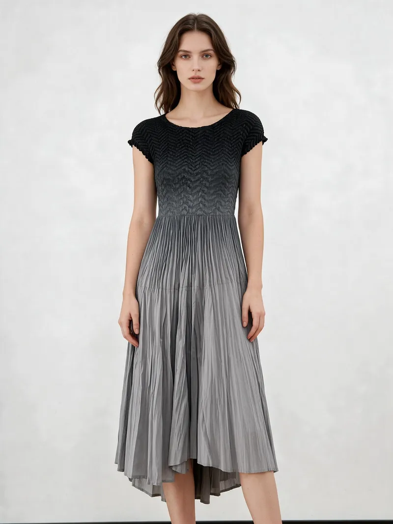 Pleated Dress 13 - Dresses - Women by SUZHE PLEATS