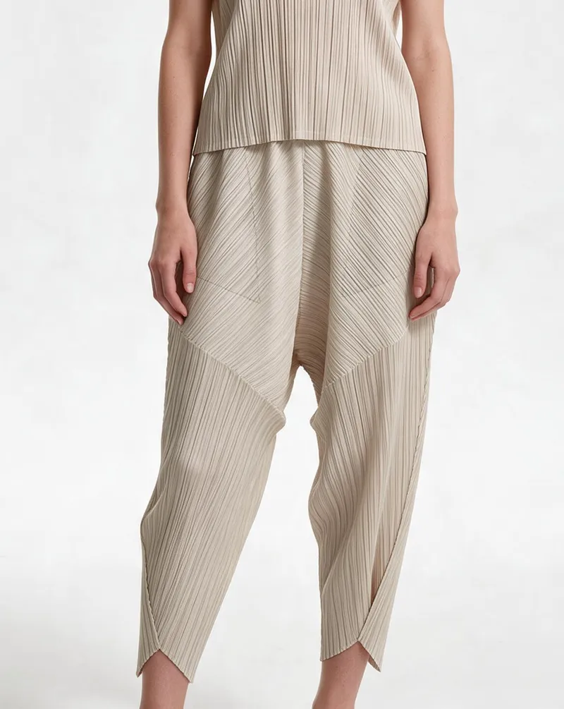 Pleated Pants 02 - Pants - Women by SUZHE PLEATS