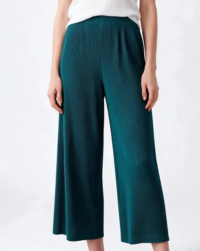 Pleated Pants 04 - Pants - Women by SUZHE PLEATS