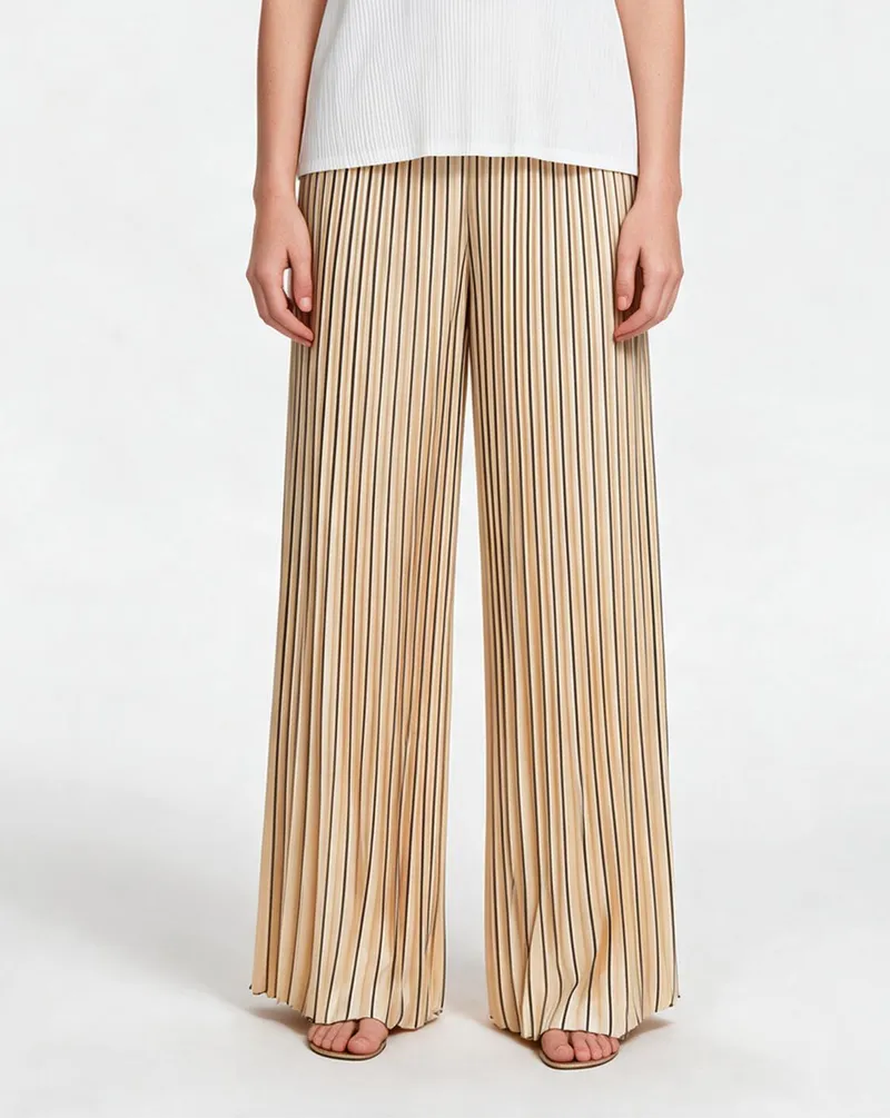 Pleated Pants 06 - Pants - Women by SUZHE PLEATS