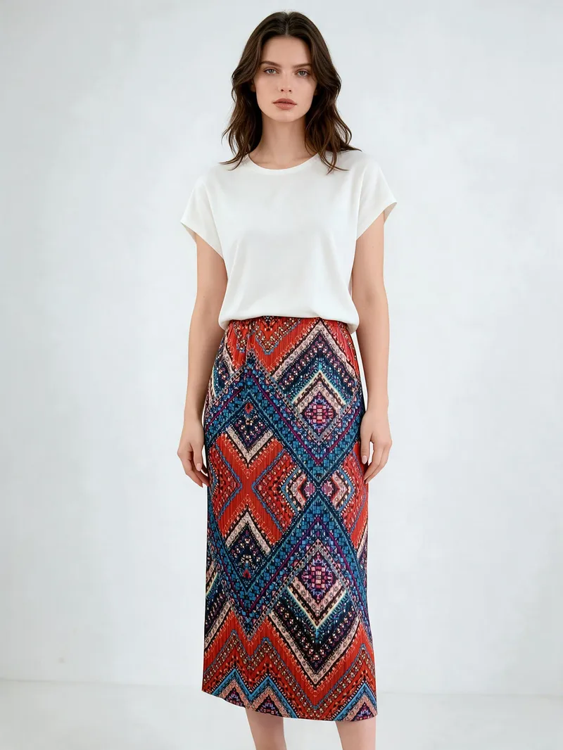 Pleated Skirt 03 - Skirts - Women by SUZHE PLEATS