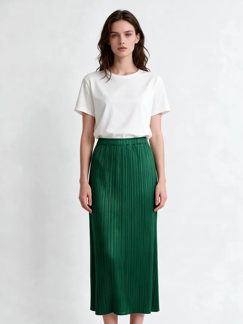 Pleated Skirt 06 - Skirts - Women by SUZHE PLEATS