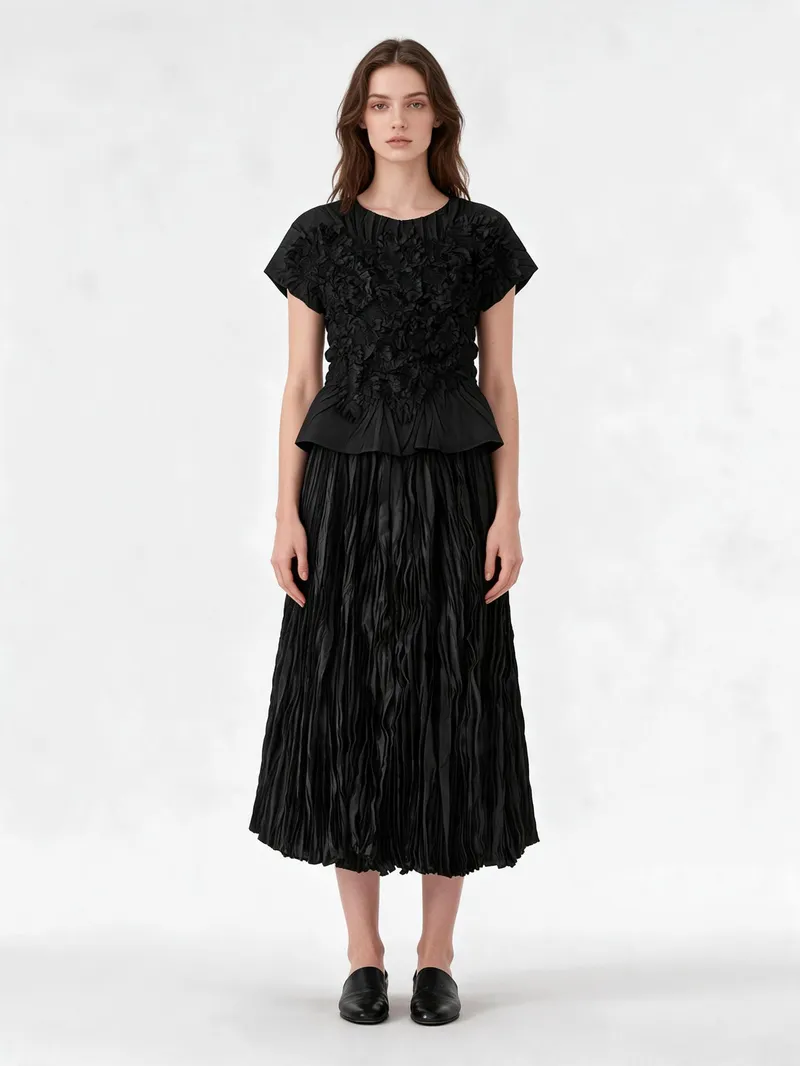 Pleated Suit 04 - Pleated Suits - Women by SUZHE PLEATS