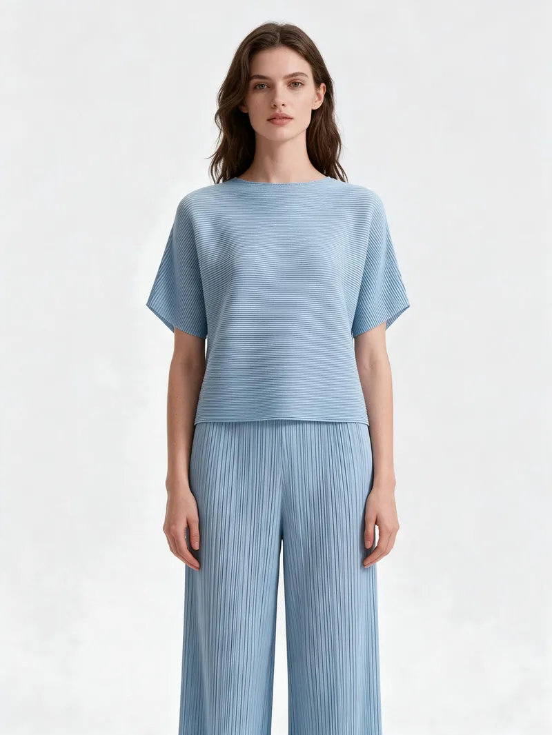 Pleated Top 01 - Tops - Women by SUZHE PLEATS