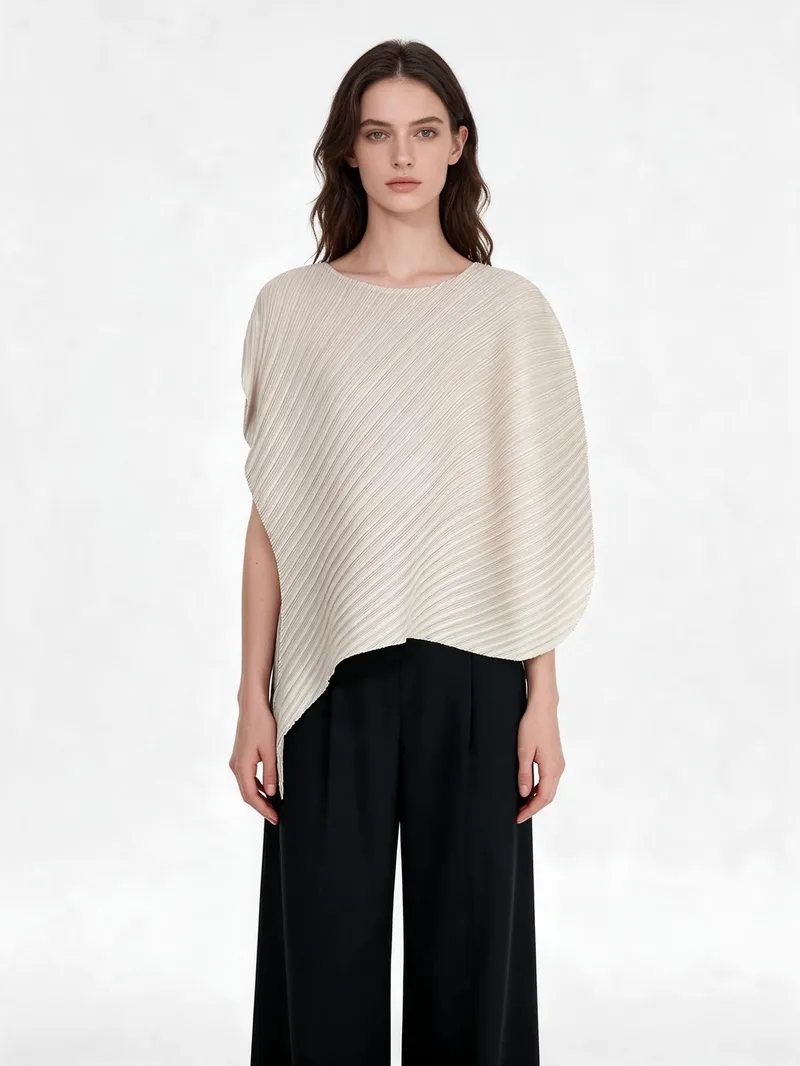 Pleated Top 04 - Tops - Women by SUZHE PLEATS