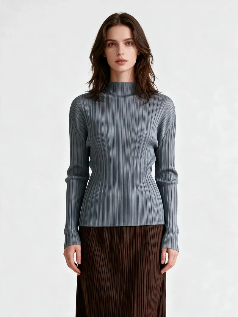 Pleated Top 05 - Tops - Women by SUZHE PLEATS