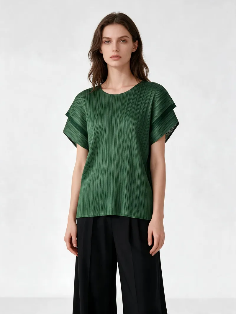 Pleated Top 15 - Tops - Women by SUZHE PLEATS