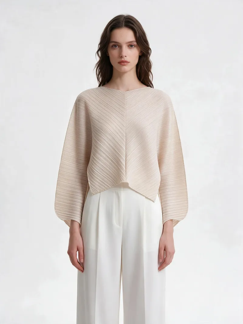 Pleated Top 16 - Tops - Women by SUZHE PLEATS