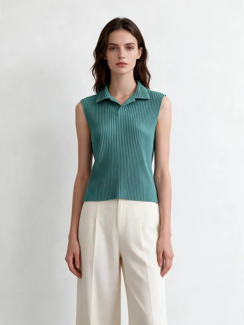 Pleated Top 18 - Tops - Women by SUZHE PLEATS