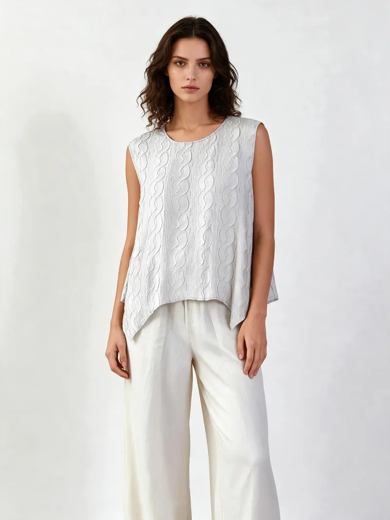 Pleated Top 22 - Tops - Women by SUZHE PLEATS